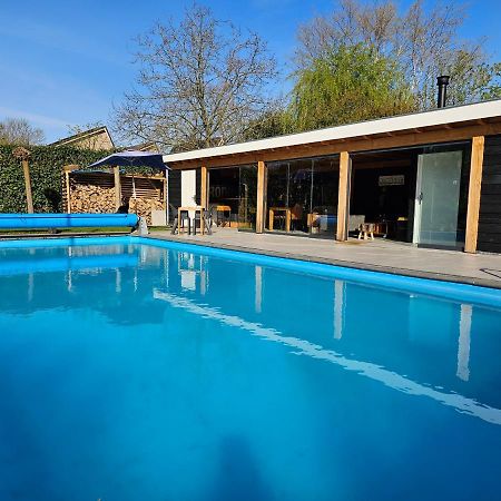Villa Ham Annex Met Prive Jacuzzi Almelo Exterior foto