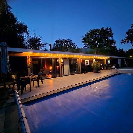 Villa Ham Annex Met Prive Jacuzzi Almelo Exterior foto